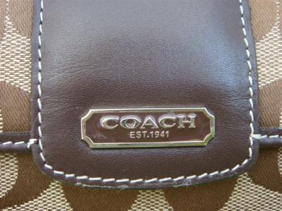 discounted coach wallets - 42181 apricot/coffee